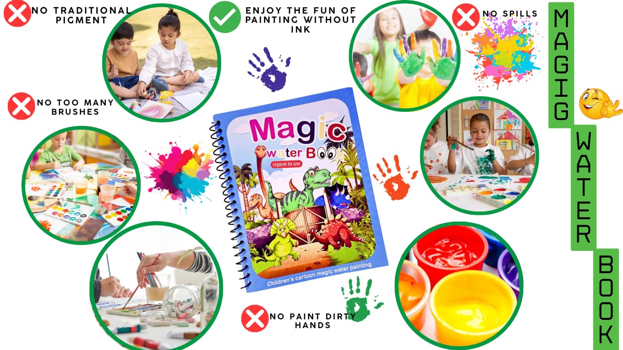New Water Magic Book🎨 (Set Of 4)