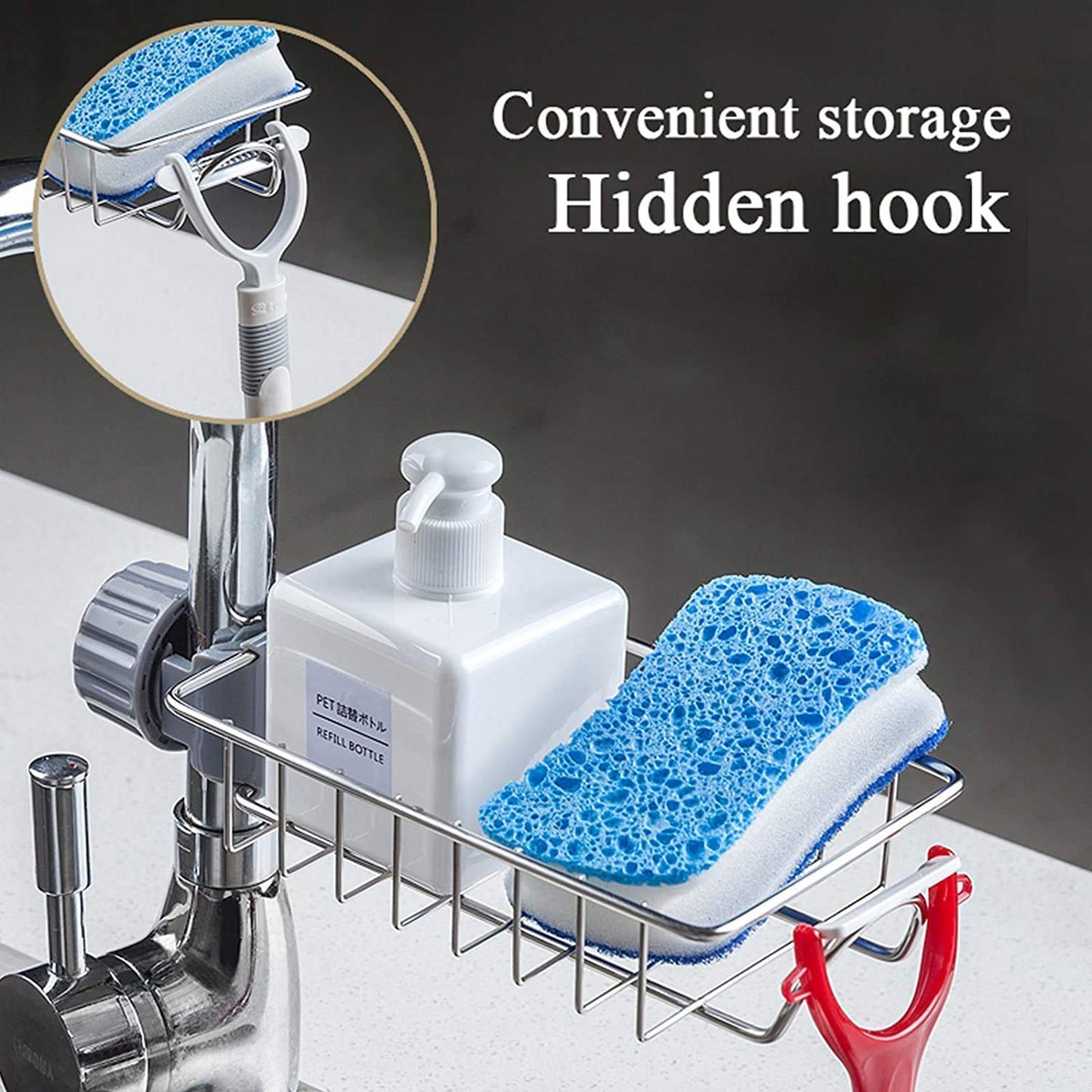 Faucet Rack Holder-Stainless Steel