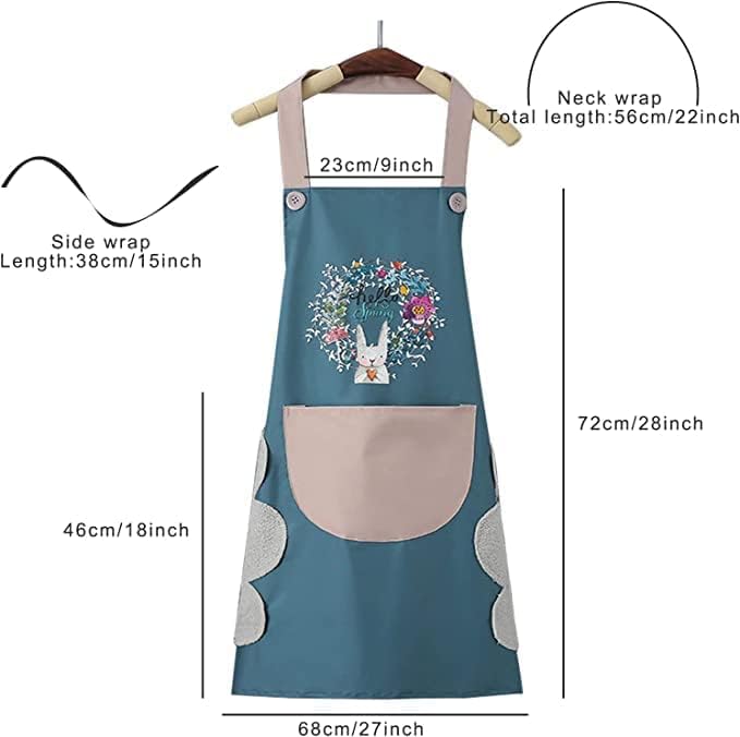 Kitchen Apron With Front Pocket