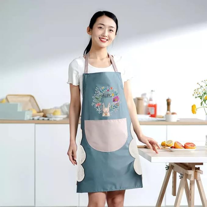 Kitchen Apron With Front Pocket