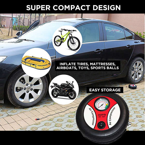 Portable Air Compressor Tyre Pump