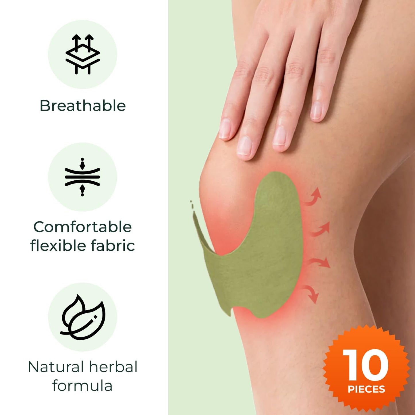 Natural Knee Pain Relief Patches 🌿🦵(Buy 1 Get 1 Free🔥🔥)
