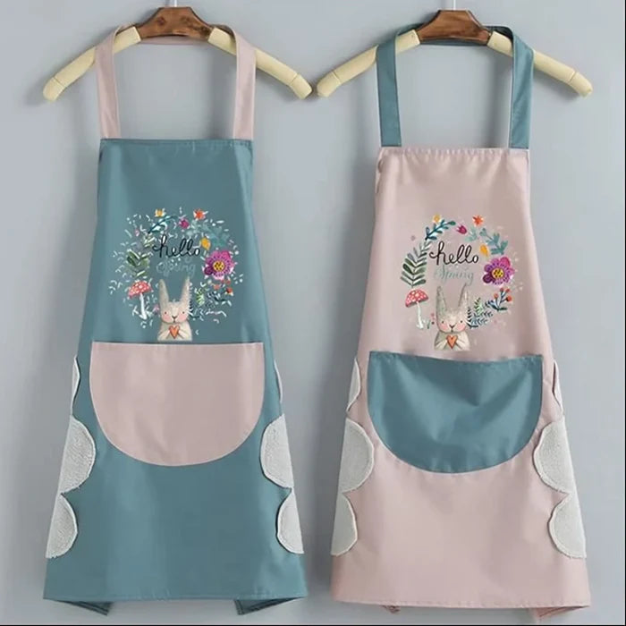 Kitchen Apron With Front Pocket