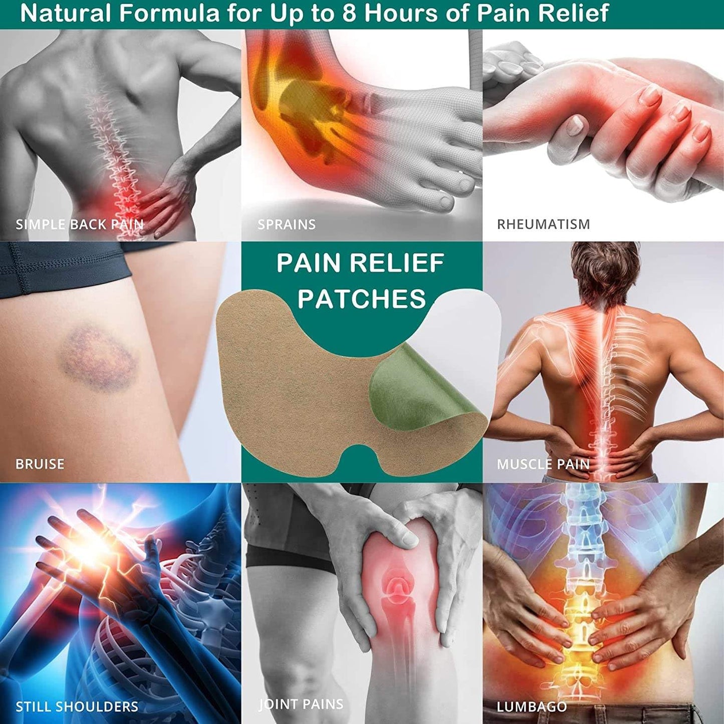Natural Knee Pain Relief Patches 🌿🦵(Buy 1 Get 1 Free🔥🔥)