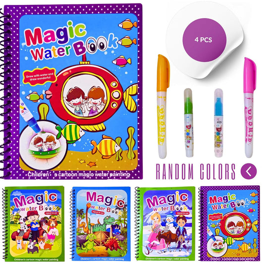 New Water Magic Book🎨 (Set Of 4)